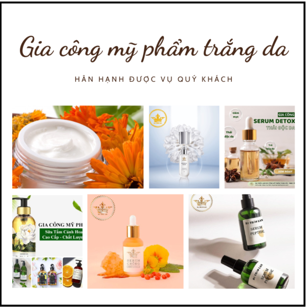 Gia công kem dưỡng da ban đêm thành phần thiên nhiên, uy tín, chất lượng cao