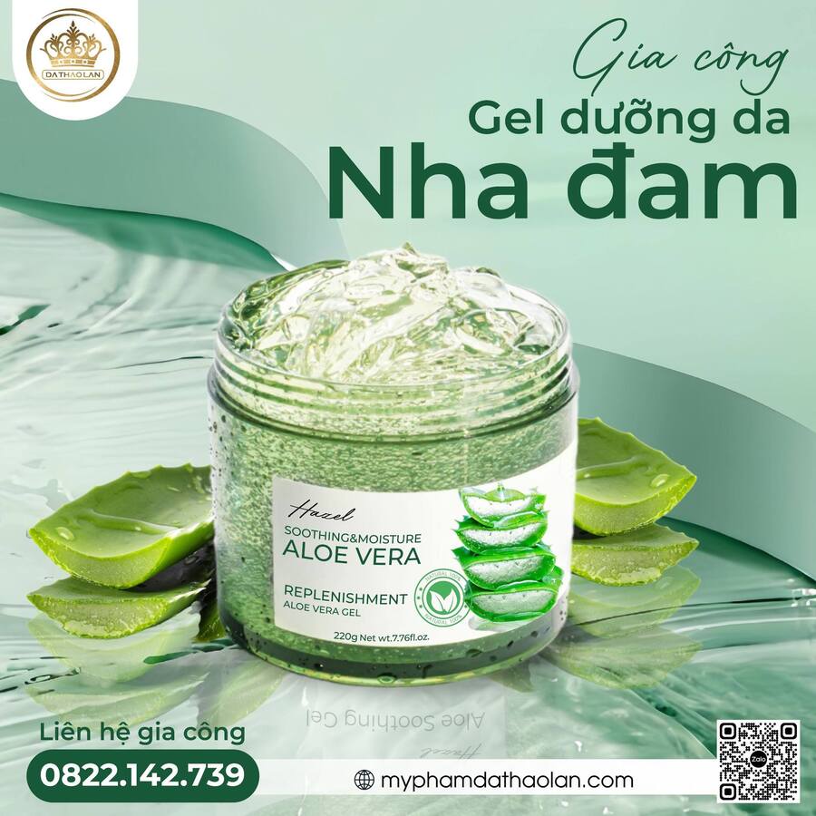 Gia công GEL DƯỠNG ẨM NHA ĐAM