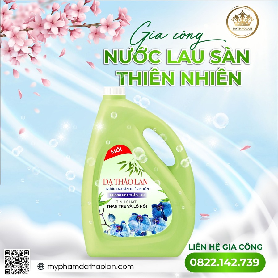 GIA CÔNG NƯỚC LAU SÀN THÀNH PHẦN TỪ THIÊN NHIÊN