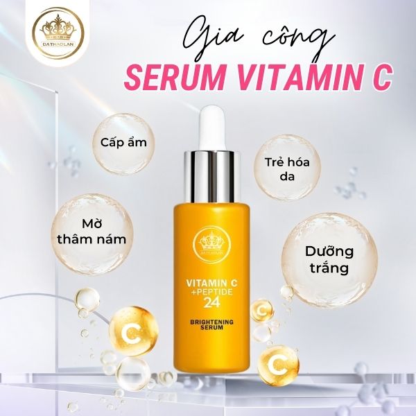 Gia công serum Vitamin C an toàn cho da