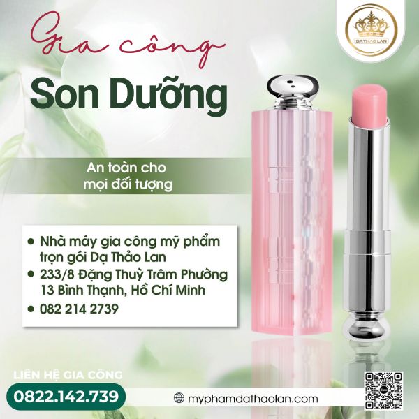 Gia công son kem, son nước trọn gói, độc quyền