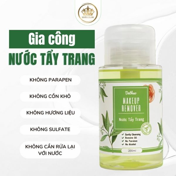 Gia công nước tẩy trang – Uy tín hàng đầu, chất lượng vượt trội