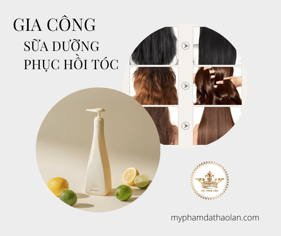 Gia công sữa dưỡng phục hồi tóc giúp tóc suôn mềm óng mượt DẠ THẢO LAN