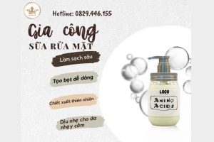 Sản phẩm gia công sữa rửa mặt nghệ- HÓA PHÉP cho làn da “tươi mơn mởn”