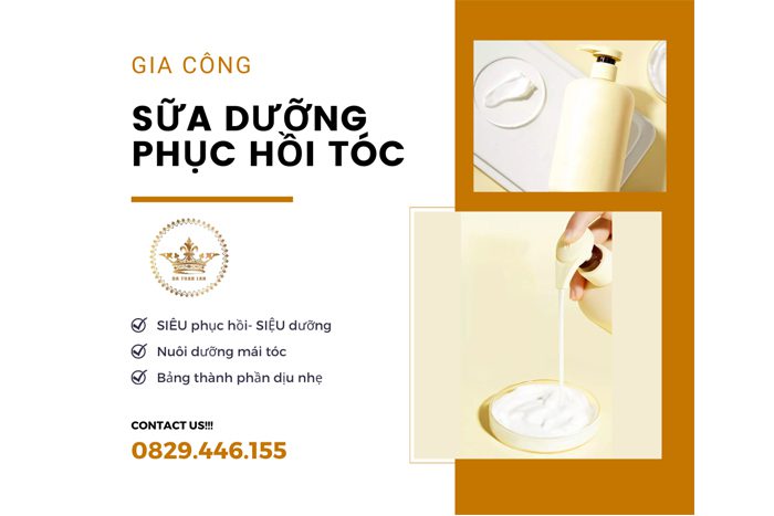 Sản phẩm gia công sữa dưỡng phục hồi tóc- BẢO VỆ tóc trước nắng mặt trời 