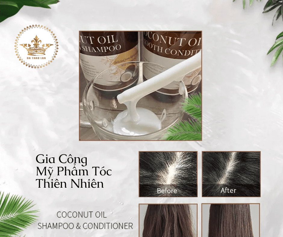 Sản phẩm gia công mỹ phẩm tóc thiên nhiên ORGANIC lọt vào mắt xanh của các boss mỹ phẩm