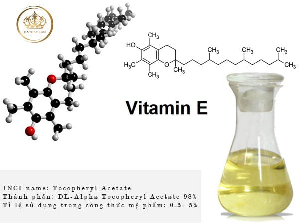 Vitamin E- Nguyên liệu mỹ phẩm SỈ/LẺ chuẩn COA toàn quốc DẠ THẢO LAN