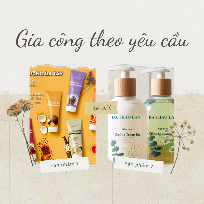 Gia công mỹ phẩm theo yêu cầu