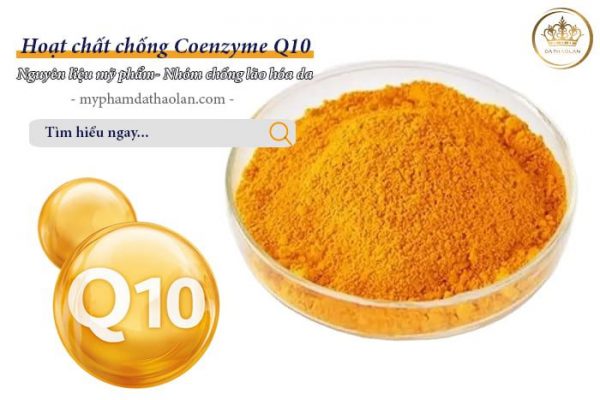 Hoạt chất chống lão hóa da Coenzyme Q10- Nguyên liệu gia công mỹ phẩm chống lão hóa