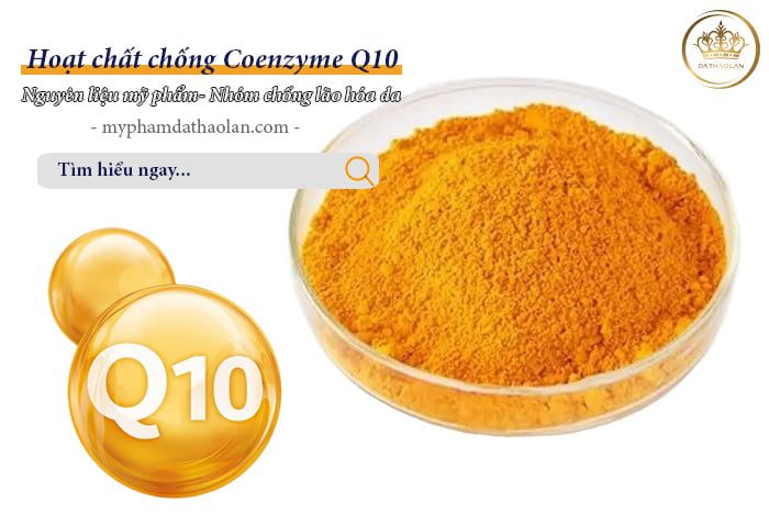 Cung cấp hoạt chất chống lão hóa da Coenzyme Q10: Nguyên liệu gia công mỹ phẩm
