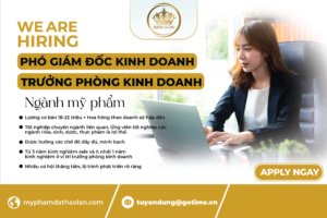 Tuyển Dụng Trưởng Phòng Kinh Doanh