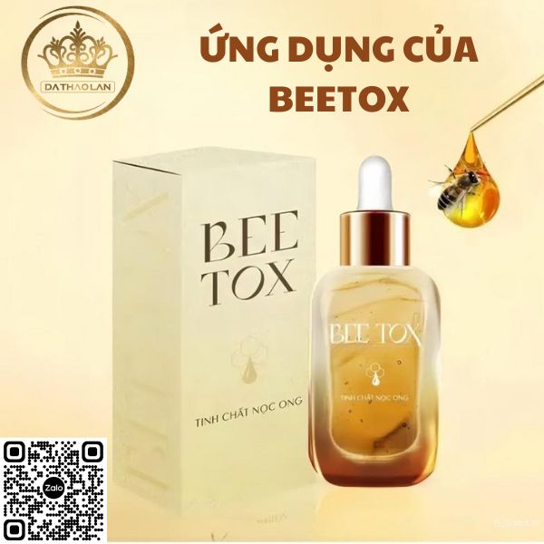 Beetox/nọc ong: nguyên liệu mỹ phẩm chống lão hóa làn da