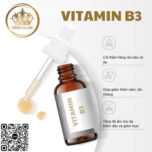 Nguyên liệu trắng da Vitamin B3