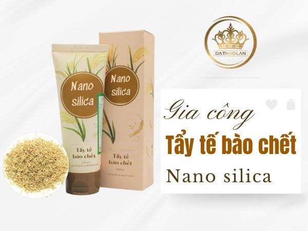 Gia công tẩy tế bào chết vỏ trấu