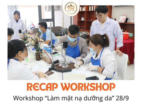 [Recap] Workshop “Làm mặt nạ dưỡng da” 28-9 Dạ Thảo Lan