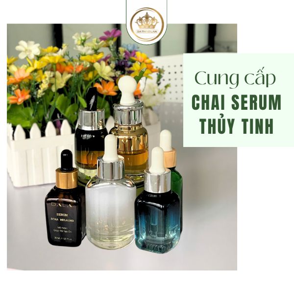 Cung Cấp Chai Serum Thủy Tinh Cao Cấp – Giá Tốt, Chất Lượng Uy Tín