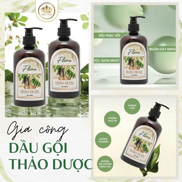 Gia Công Dầu Gội Thảo Dược: Công Thức Độc Đáo