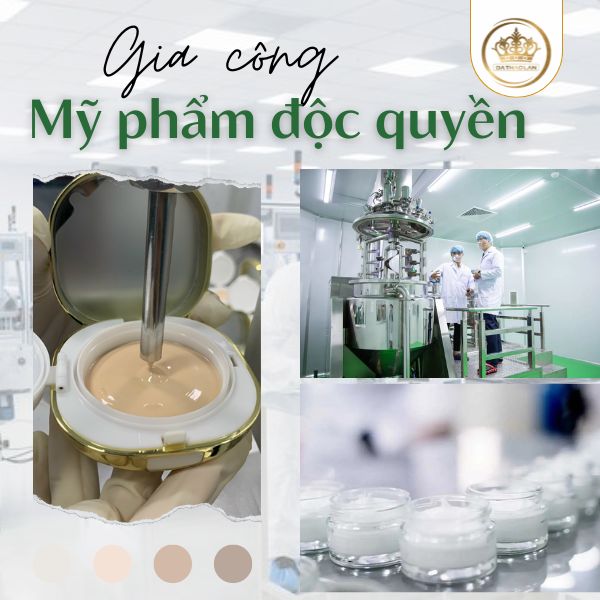 Gia công mỹ phẩm độc quyền tạo thương hiệu riêng