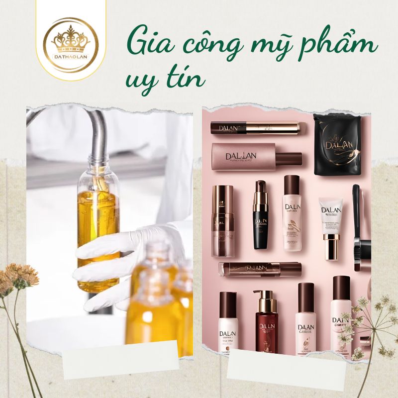 Gia công mỹ phẩm uy tín, chất lượng